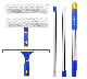 Squeegee for Window Cleaning with Stainless Steel Pole