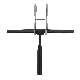 Black Window Squeegee with Hook Zinc Alloy Windshield Wiper
