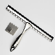 25cm Stainless Steel 201 Window Washer with The Hook Glass Cleaning Squeegee