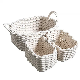  Collapsible Storage Bins Rope Basket for Towels Blanket Toys
