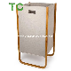 Bamboo Laundry Hamper with Carry Handles Large Foldable Clothes Basket Storage