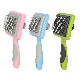  Factory Wholesale Custom Logo Plastic Self Cleaning Cat Pin Brush Dog Pet Grooming Slicker Brush