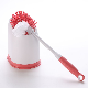  Hot Selling Household Bathroom Plastic and TPR Toilet Brush of Cleaning Tool of Rubber Hand