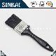 Nylon Paint Brush with Black Plastic Handle