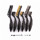  Hot Sale Cleaning Rust 6PCS Set Nylon Brass Stainless Steel Wire Brush with Plastic Handle
