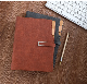  Wholesale Daily Books Leather Cover Soft Hand Feel Hot Stamp Golden Silver Printing Noted Book