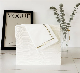  Decorative Linen-Feel Guest Towels – Silver Floral Premium Bathroom Hand Towels, Napkin for Dinner, Wedding and Cocktail Party Disposable Soft