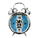  Promotion Gift Quartz Clock Customer Design Musical Alarm Clock