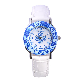  Luxury Fashion Lady Gift Watches 3ATM Water Resistant Metal with Ceramic Case and Leather Strap Woman Ceramic Watch