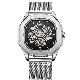  Custom Logo Brand Timer Men′ S Business Gift Luxury Skeleton Automatic Wrist Watch Mechanical Watch