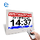  7 8 10 Inch Smart Desk Wall Digital Photo Frame LCD LED Electronic Elderly Medicine Dementia Alarm Clock with Perpetual Calendar/Weather Information/Voice Chime