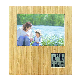 Bamboo Digital Desk Desktop Wooden Photo Frame Panel Wholesale Table LED Clock