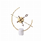  Modern Clock Minimalist Creative Ornament Living Room Decoration Marble Time Clock Light Luxury Home Desktop Fashion Table Clock