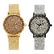  Custom Stainless Steel Watch for Women Waterproof Luxury Custom Wrist Watch Factory Price with Real Leaf Dial on