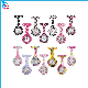 Round Silicone Quartz Fob Watch Hanging Brooch