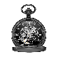  Custom Birthday Gift Skeleton Mechanical Watch Retro Metal Key Chain Pocket Watch