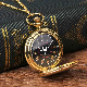  Custom Back Greeting Text Cheapest Gift Quartz Chain Watch Key Chain Pocket Watch