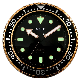  OEM 12 Inch 30cm Meili Analog Black Luminous Decoration Quartz Plastic Clock