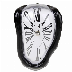  Home Decor Creative Abstract Twisted Living Room Mute Melting Table Clock