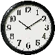  16 Inch Round Custom Cheap Plastic Printed Simple Wall Clock for Promotion