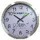  Business Gift Aluminum Frame Wall Clock for Advertising