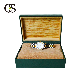  High Grade MDF PU Leather Velvet Green Role Watch Box in Stock