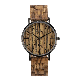  High Quality Quartz Watches Wholesale Price Custom Logo Stainless Steel Wooden Wrist Watch for Men
