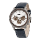  Bewell Fashion Stainless Steel with Wood Genuine Strap 3 Colors Men Quartz Wrist Watch