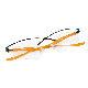 Twix Designer Titanium Metal Optical Frame with Resin Tips