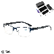  High Quality Metal Hinge Silicone Nosepad Anti Blue Light Reading Glasses