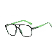  Fashion Double Bridge Pilot Reading Glasses with Spring Hinge Custom Design Logo Available