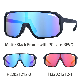  UV400 Protection Black Frame Cycling Goggles for Women Men Outdoors Sunglass