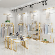 Shopping Mall Clothing Store Stainless Steel Garment Display Frame