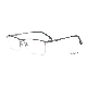  Metal Glasses for Women Man Titanium Glasses Italy Design Optical Fram