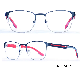  Metal Optical Full Rim with Rubber Temples New Designer Eyewear Frame