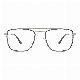  New Arrival Model for Men Double Bridge Square Classical Fashion Metal Design Optical Frames