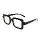  Black Classical Miter CE Big Oversized Full Frame Men Fashion Plastic Reading Glasses Spectacle Frame Factory