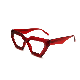 Retro Cat Eye Men Injection Acetate Eyeglasses Optical Frames Spectacle Frames