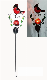  Shinning Color Metal Garden Stake with Cute Cardinal Bird on Top and Mosaic Glass Waterproof Solar LED Lights for Garden and Courtyard Decor