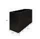 Modern Black Tall Wrought Steel Iron Metal Flower Pot Stand Galvanized Planter