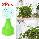  2PCS Bottle Cap Sprinkler PVC Plastic Garden Spray Waterer Sprinkler Plant Watering Nozzle Tool Little Nozzle Sprinkler Head