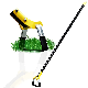  Stainless Steel Adjustable Long Handle Weeding Hoe Gardener Scuffle Loop Hoe Wyz21667