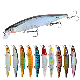  11cm/13G 9 Colors Glitter Sinking Hard Minnow Long Throw Bionic Bait