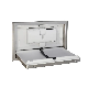  Public Washrooms Recessed Baby Diaper Changing Station Stainless Steel Baby Changer Table
