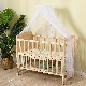  High Quality Wooden Baby Cot Bed Baby Crib Cot Convertible