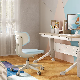  Kids Study Chair Safe Living Room Colorful Chair Home Office Children Study Chair with Sitting Brake Nylon Caster