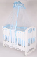 Coolkids M92 Luxury Kids Furniture Solid Pine Wooden Baby Bed Rocking Function