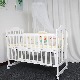  Pine White Color Wooden Material Baby Cot Bed Models /Bed Can Extendable