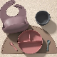  Customizes 100% BPA Free Food Grade Silicone Baby Feeding Set