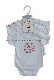 Custom 100% Cotton Knitted Fabric Newborn Baby Clothes Interlock Cotton Fabric Baby Clothes Set Baby Infant Baby Romper Baby Bodysuit manufacturer